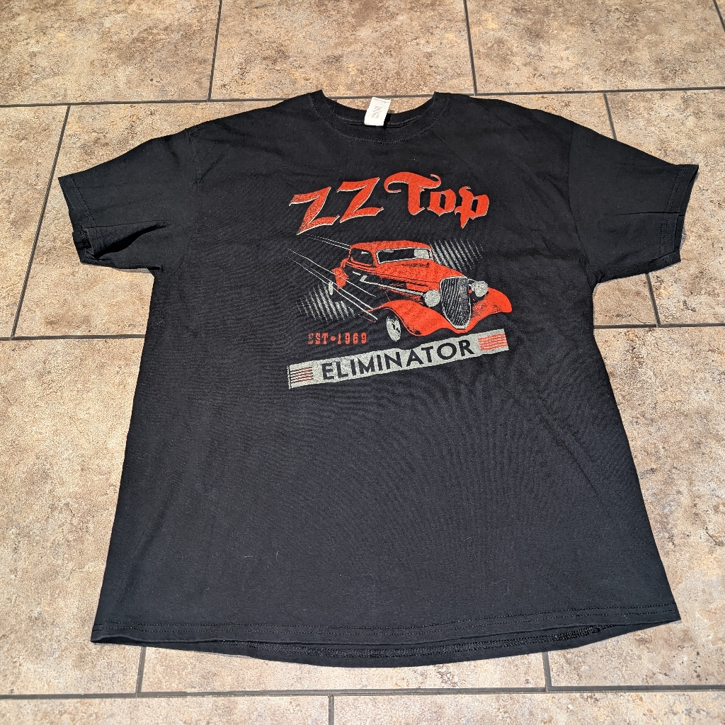 Zz Top 2018 Concert Tee Mens Xl